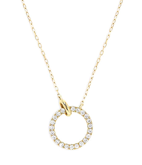 Sparkle Loop Lab Grown Diamond Pendant