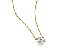 Round Cut Lab Grown Diamond Pendant 1ct.tw