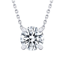 Classic Round Brilliant Lab Grown Diamond Pendant Halo