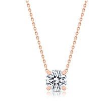 Classic Round Brilliant Lab Grown Diamond Pendant Halo