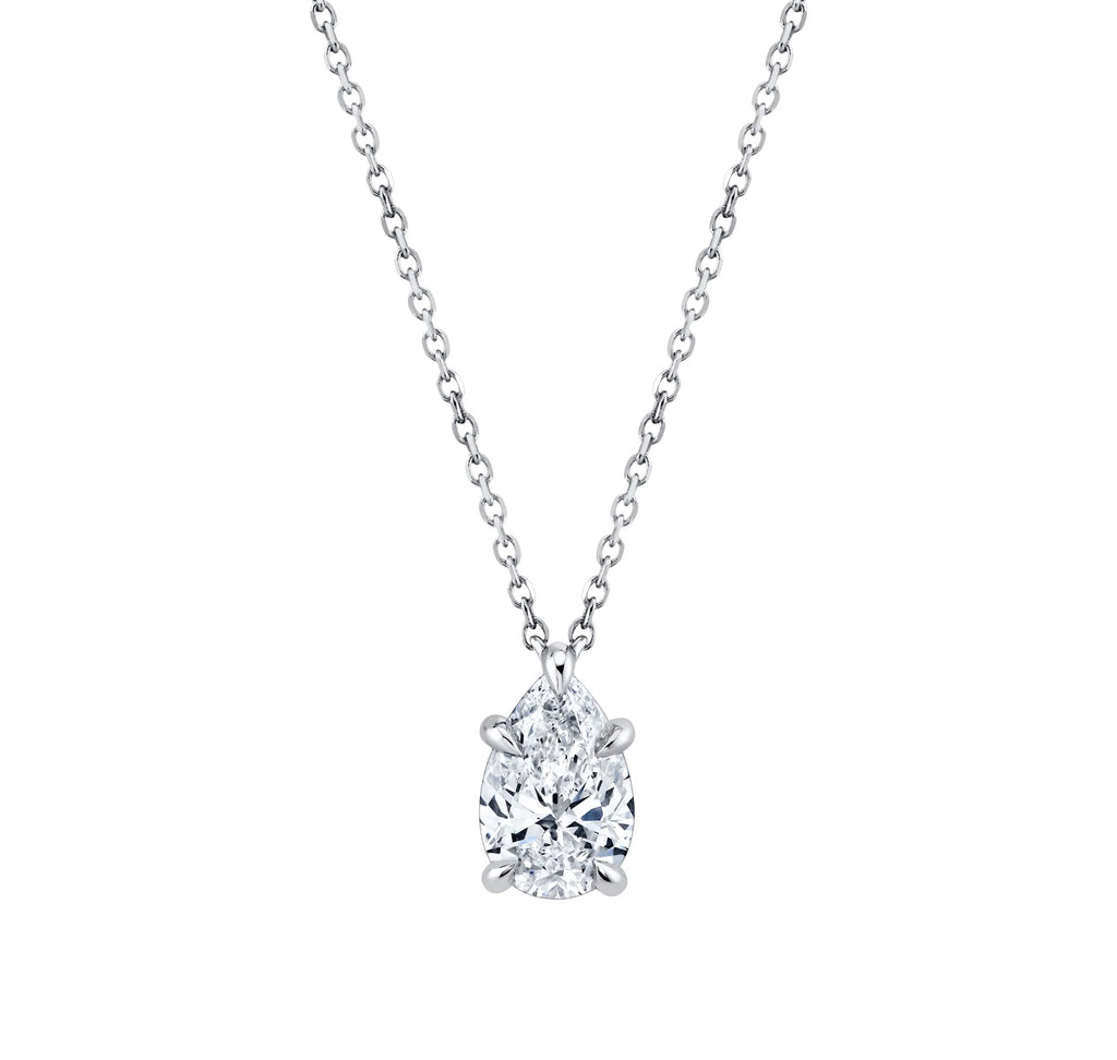Pear Shape Cut Lab Grown Diamond Pendant