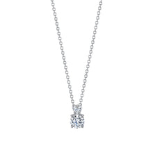 Round and Heart Shape Cut Lab Grown Diamond Pendant