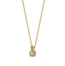 Round and Heart Shape Cut Lab Grown Diamond Pendant