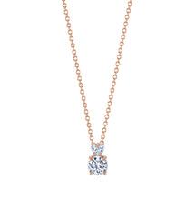 Round and Heart Shape Cut Lab Grown Diamond Pendant