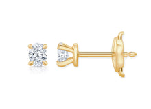 1.0 carat Oval Cut Lab Grown Diamond Stud Earrings