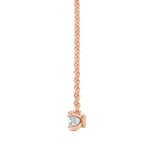 Emerald Cut Lab Grown Diamond Pendant