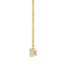 Emerald Cut Lab Grown Diamond Pendant