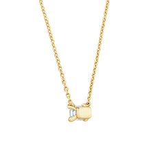 Emerald Cut Lab Grown Diamond Pendant
