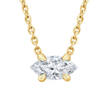 Marquise Cut Lab Grown Diamond Pendant