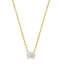 Oval Cut Lab Grown Diamond Pendant