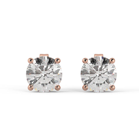 Rose 🌹 Gold 2.00 + carat VVS2 - VS1 DE colour Ideal Cut Lab Grown Diamonds