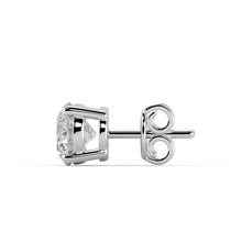 Rose Gold 1.00 + carat VS2-VS1 Ideal Cut Lab Grown Diamond Stud Earrings