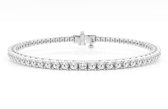Tennis Bracelet Round Brilliant Cut Diamonds 3.00 CTW
