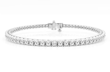 Tennis Bracelet Round Brilliant Cut Diamonds 3.00 CTW