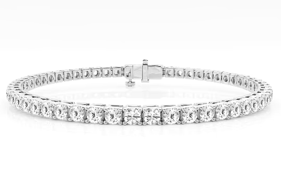Tennis Bracelet Round Brilliant Cut Diamonds 7.00 CTW