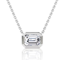Civilised Emerald Lab Grown Diamonds Pendant
