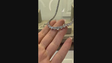 Riviera Diamonds Necklace 14K White Gold - EF VS2 17.75 CTW