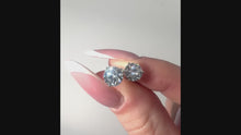 1.80 carat VS1 - VS2, E - F colour, Lab Grown Diamond Stud Earrings