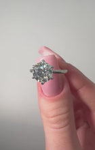 The 6-prong Hidden Halo Solitaire Ring 2.00+ ct D-E/VS
