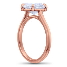 CUSTOM OVAL BRILLIANT DIAMOND ENGAGEMENT RING