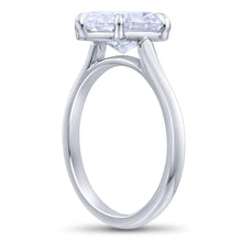 CUSTOM OVAL BRILLIANT DIAMOND ENGAGEMENT RING