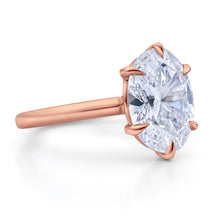 CUSTOM OVAL BRILLIANT DIAMOND ENGAGEMENT RING