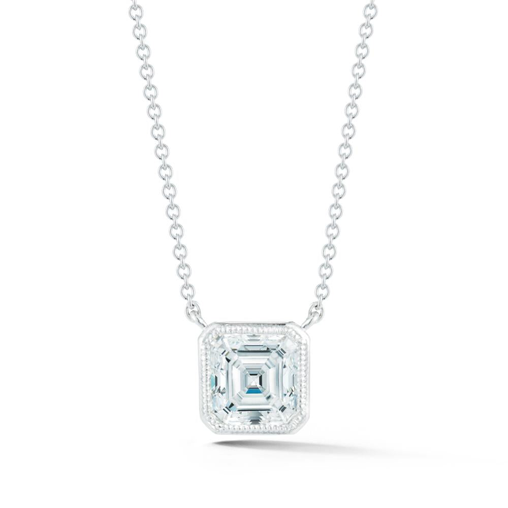 Civilised Asscher Lab Grown Diamonds Pendant