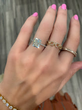 Perfect Hidden Halo Radiant Cut, French Cut Pavé sides, 2.00+ ct, D-E/VS