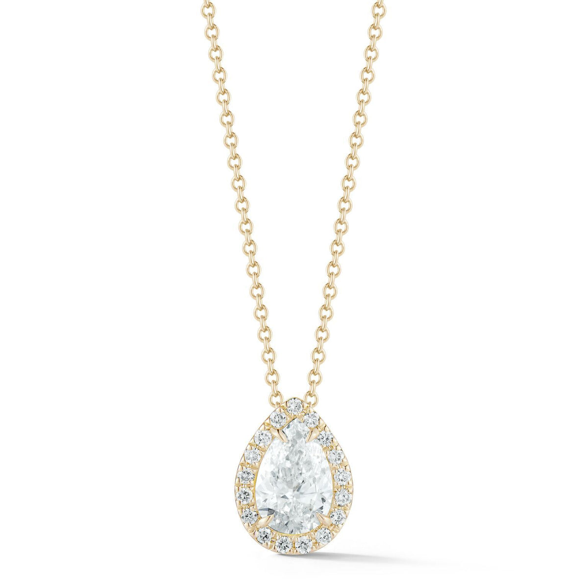 Single diamond pendant discount