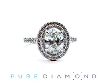 French Cut Double Halo Pave