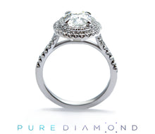 French Cut Double Halo Pave