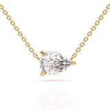 Perfect Pear Lab Grown Diamond Pendant 0.75 carat.
