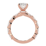 Stunning Oval Cut Diamond Engagement Ring