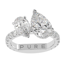 Lab-Grown Toi et Moi Diamond Ring