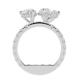 Lab-Grown Toi et Moi Diamond Ring