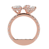 Lab-Grown Toi et Moi Diamond Ring