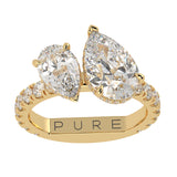 Lab-Grown Toi et Moi Diamond Ring