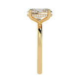 Hidden Halo Oval Brilliant Cut