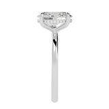 Hidden Halo Oval Brilliant Cut