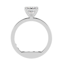 Eagle Claw Emerald Cut Diamond Solitaire Engagement Ring