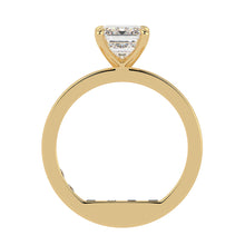 Eagle Claw Emerald Cut Diamond Solitaire Engagement Ring