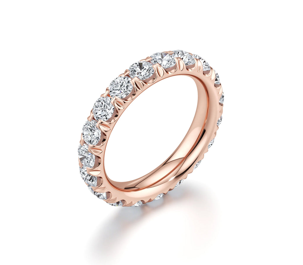 Round Cut Eternity Band Perfectly Matched