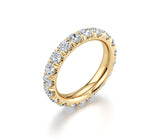 Round Cut Eternity Band Perfectly Matched