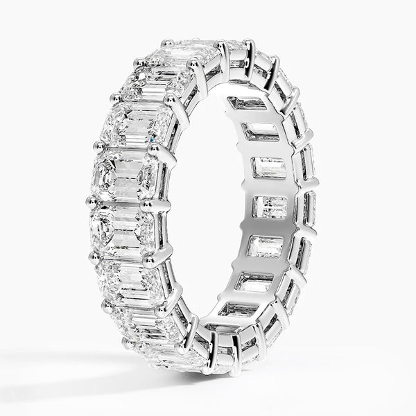 Emerald Cut Eternity Band 12.0 CTW