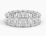 Emerald Cut Eternity Band 6.0 CTW