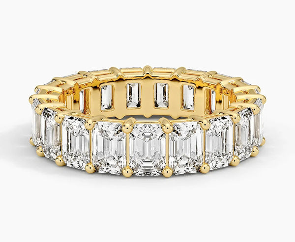 Emerald Cut Eternity Band 4.0 ct