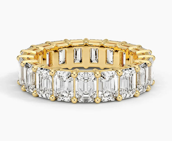 Emerald Cut Eternity Band 10.0 CTW