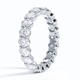 Oval Cut Eternity Band 3 ct