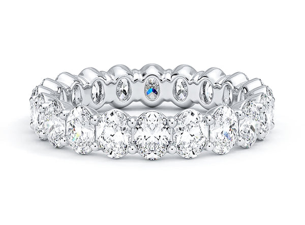 Oval Cut Eternity Band 5.0 ct