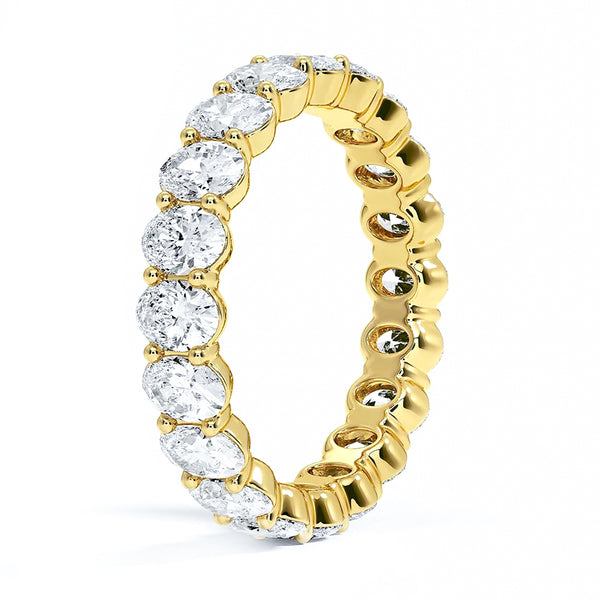 Oval Cut Eternity Band 3.50ct
